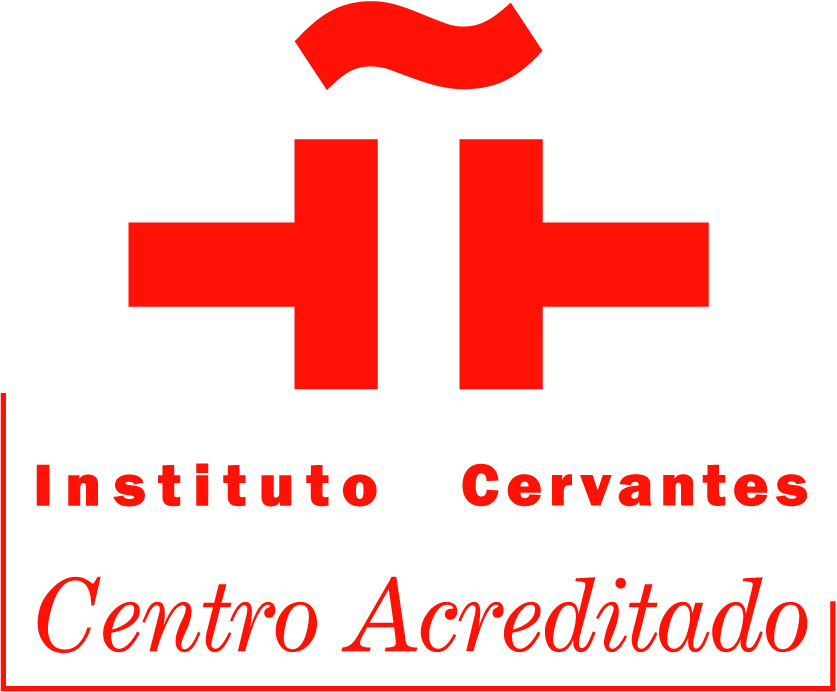 Logotipo De Cervantes Instute Instituto Cervantes Em Seu Ramo De Belgrado Com Uma Bandeira